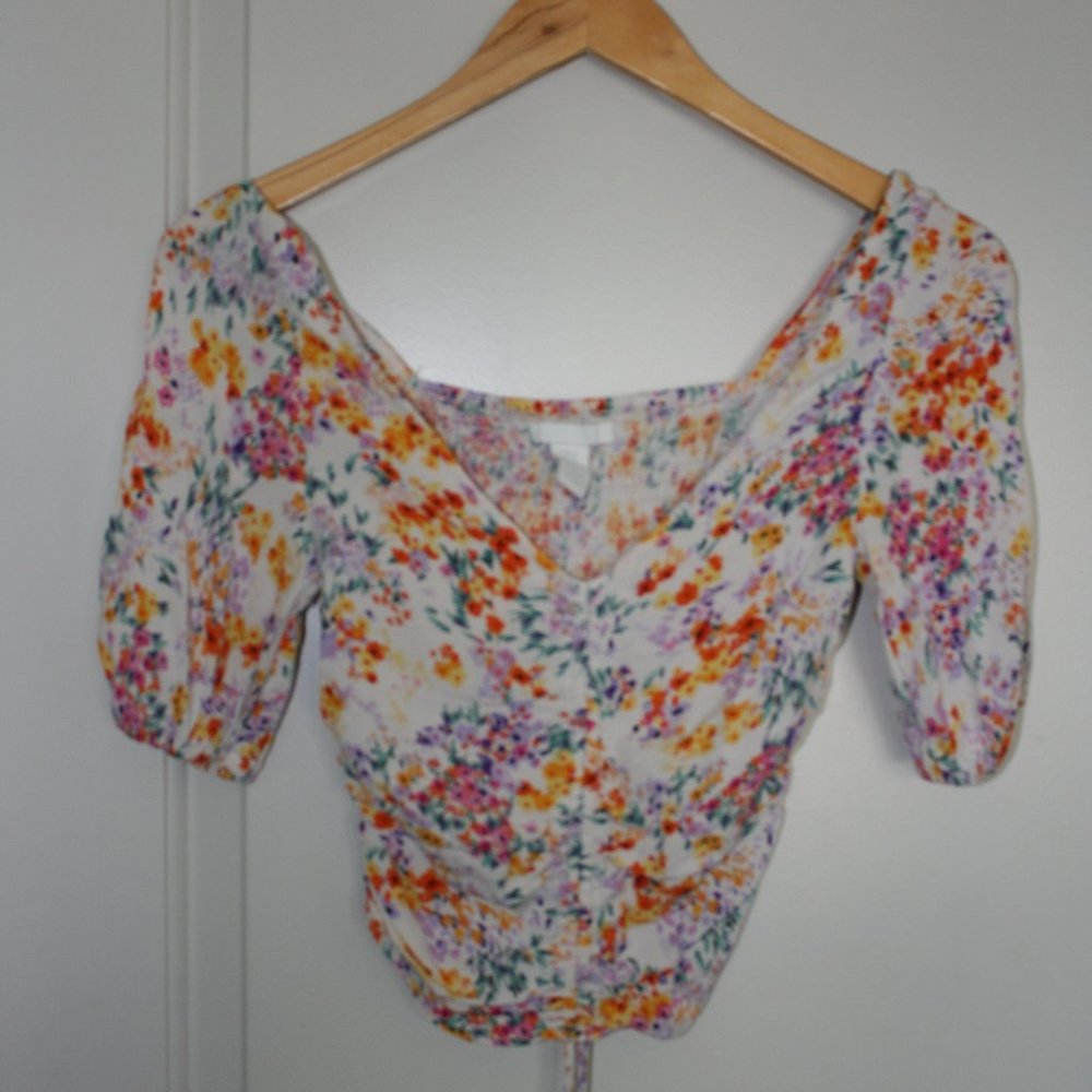 Multicolor crop top